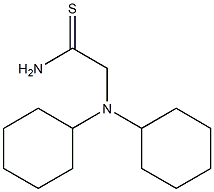 2-(dicyclohexylamino)ethanethioamide Struktur