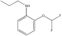 2-(difluoromethoxy)-N-propylaniline Struktur