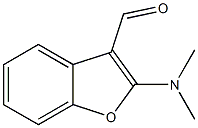 2-(dimethylamino)-1-benzofuran-3-carbaldehyde Struktur