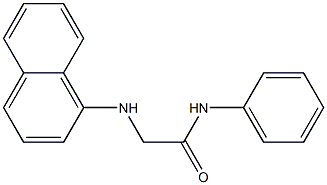 2-(naphthalen-1-ylamino)-N-phenylacetamide Struktur