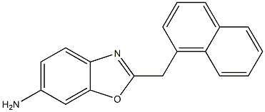 2-(naphthalen-1-ylmethyl)-1,3-benzoxazol-6-amine Struktur