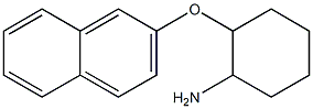 2-(naphthalen-2-yloxy)cyclohexan-1-amine Struktur