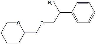 2-(oxan-2-ylmethoxy)-1-phenylethan-1-amine Struktur