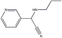 2-(propylamino)-2-(pyridin-3-yl)acetonitrile Struktur