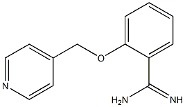 2-(pyridin-4-ylmethoxy)benzenecarboximidamide Struktur