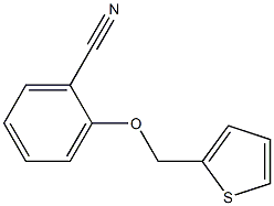 2-(thien-2-ylmethoxy)benzonitrile Struktur