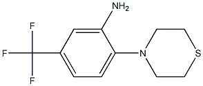 2-(thiomorpholin-4-yl)-5-(trifluoromethyl)aniline Struktur