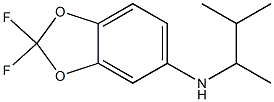 2,2-difluoro-N-(3-methylbutan-2-yl)-2H-1,3-benzodioxol-5-amine Struktur