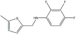 2,3,4-trifluoro-N-[(5-methylthiophen-2-yl)methyl]aniline Struktur