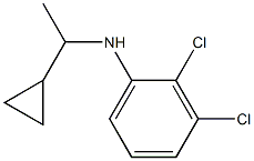 2,3-dichloro-N-(1-cyclopropylethyl)aniline Struktur