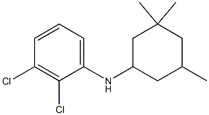 2,3-dichloro-N-(3,3,5-trimethylcyclohexyl)aniline Struktur