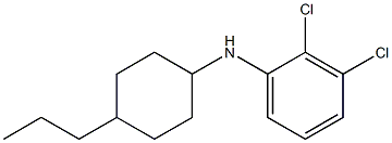 2,3-dichloro-N-(4-propylcyclohexyl)aniline Struktur