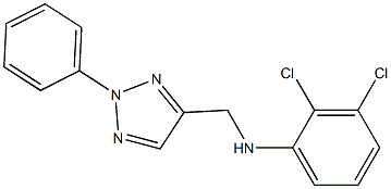 2,3-dichloro-N-[(2-phenyl-2H-1,2,3-triazol-4-yl)methyl]aniline Struktur