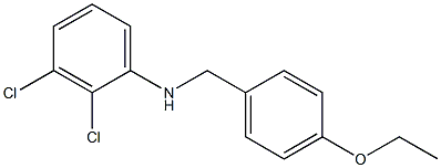 2,3-dichloro-N-[(4-ethoxyphenyl)methyl]aniline Struktur