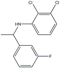 2,3-dichloro-N-[1-(3-fluorophenyl)ethyl]aniline Struktur