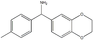 2,3-dihydro-1,4-benzodioxin-6-yl(4-methylphenyl)methanamine Struktur