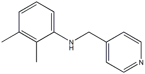 2,3-dimethyl-N-(pyridin-4-ylmethyl)aniline Struktur