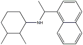 2,3-dimethyl-N-[1-(naphthalen-1-yl)ethyl]cyclohexan-1-amine Struktur