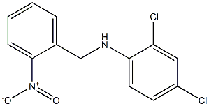 2,4-dichloro-N-[(2-nitrophenyl)methyl]aniline Struktur