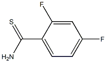 2,4-difluorobenzenecarbothioamide Struktur