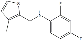 2,4-difluoro-N-[(3-methylthiophen-2-yl)methyl]aniline Struktur