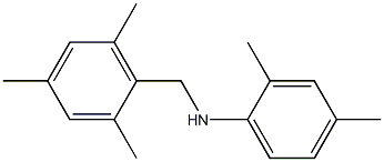 2,4-dimethyl-N-[(2,4,6-trimethylphenyl)methyl]aniline Struktur