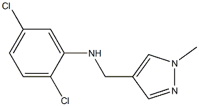 2,5-dichloro-N-[(1-methyl-1H-pyrazol-4-yl)methyl]aniline Struktur