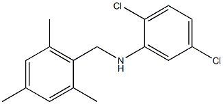 2,5-dichloro-N-[(2,4,6-trimethylphenyl)methyl]aniline Struktur