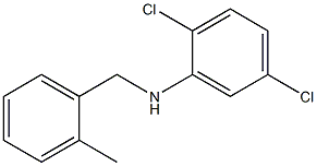 2,5-dichloro-N-[(2-methylphenyl)methyl]aniline Struktur