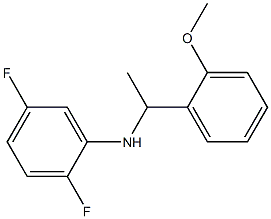 2,5-difluoro-N-[1-(2-methoxyphenyl)ethyl]aniline Struktur