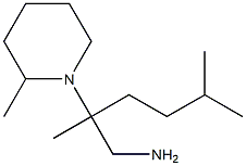 2,5-dimethyl-2-(2-methylpiperidin-1-yl)hexan-1-amine Struktur