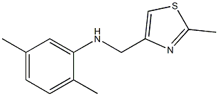 2,5-dimethyl-N-[(2-methyl-1,3-thiazol-4-yl)methyl]aniline Struktur