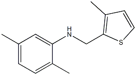 2,5-dimethyl-N-[(3-methylthiophen-2-yl)methyl]aniline Struktur