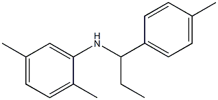 2,5-dimethyl-N-[1-(4-methylphenyl)propyl]aniline Struktur