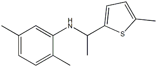 2,5-dimethyl-N-[1-(5-methylthiophen-2-yl)ethyl]aniline Struktur