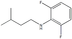 2,6-difluoro-N-(3-methylbutyl)aniline Struktur