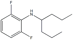 2,6-difluoro-N-(heptan-4-yl)aniline Struktur