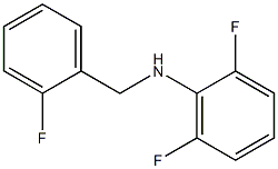 2,6-difluoro-N-[(2-fluorophenyl)methyl]aniline Struktur