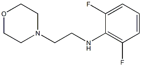 2,6-difluoro-N-[2-(morpholin-4-yl)ethyl]aniline Struktur