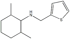 2,6-dimethyl-N-(thiophen-2-ylmethyl)cyclohexan-1-amine Struktur