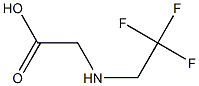 2-[(2,2,2-trifluoroethyl)amino]acetic acid Struktur