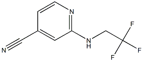 2-[(2,2,2-trifluoroethyl)amino]isonicotinonitrile Struktur