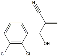 2-[(2,3-dichlorophenyl)(hydroxy)methyl]prop-2-enenitrile Struktur