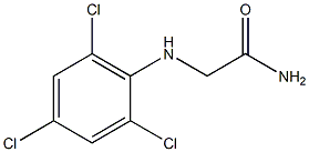 2-[(2,4,6-trichlorophenyl)amino]acetamide Struktur