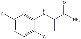 2-[(2,5-dichlorophenyl)amino]propanamide Struktur