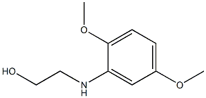 2-[(2,5-dimethoxyphenyl)amino]ethan-1-ol Struktur