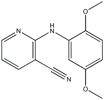 2-[(2,5-dimethoxyphenyl)amino]nicotinonitrile Struktur