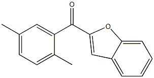 2-[(2,5-dimethylphenyl)carbonyl]-1-benzofuran Struktur