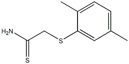 2-[(2,5-dimethylphenyl)thio]ethanethioamide Struktur