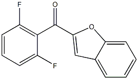 2-[(2,6-difluorophenyl)carbonyl]-1-benzofuran Struktur